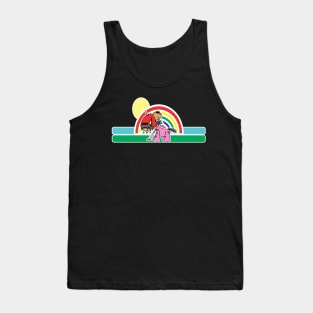 Samurai Teddy Bear Tank Top